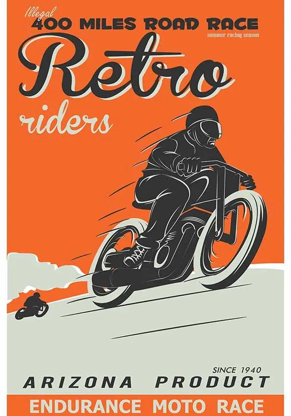 Ceduľa Retro Riders Arizona
