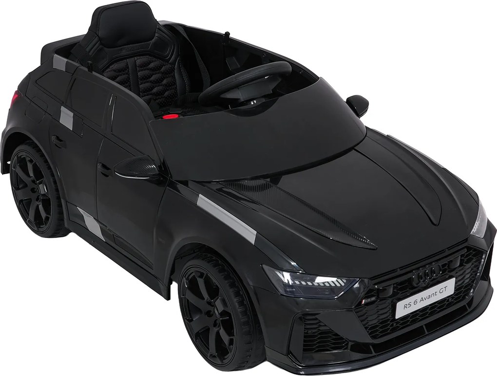 Ramiz Audi RS6 Avant GT elektrické autíčko pre deti čierne