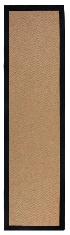 Jutový behúň v prírodnej farbe 60x800 cm Kira – Flair Rugs