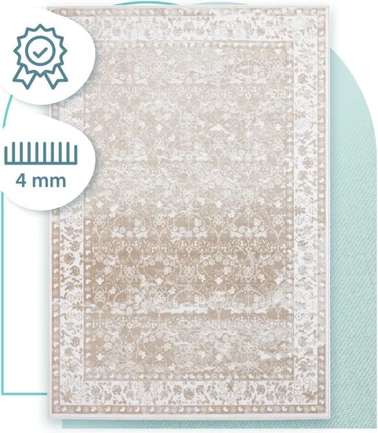 Koberec FD Sensi Nastel tmavobéžový