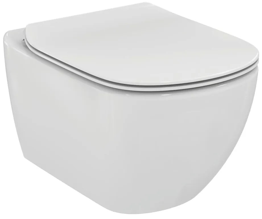 Ideal Standard Tesi - závesné WC s doskou SoftClose, AquaBlade, biela, T354601