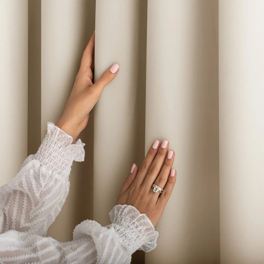 Krémový dimout záves 140x250 cm Carli Tie – Restilo