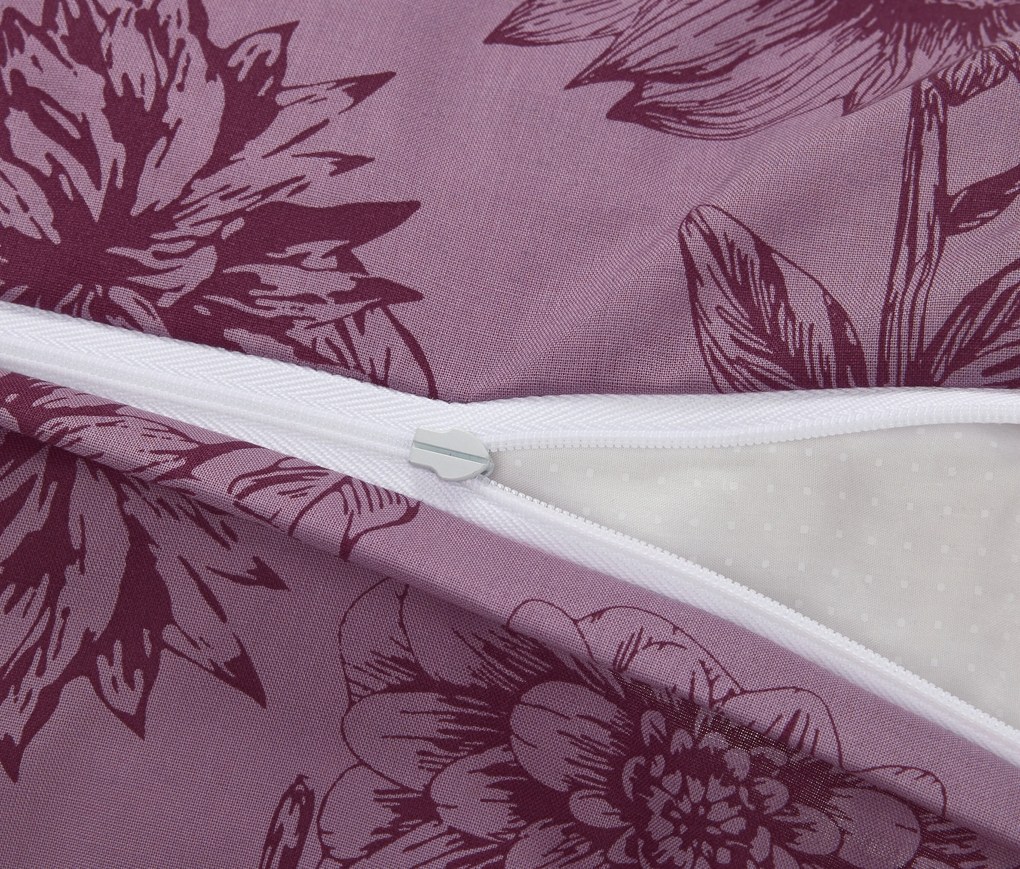 Posteľná bielizeň renforcé, štandardná veľkosť, fialová