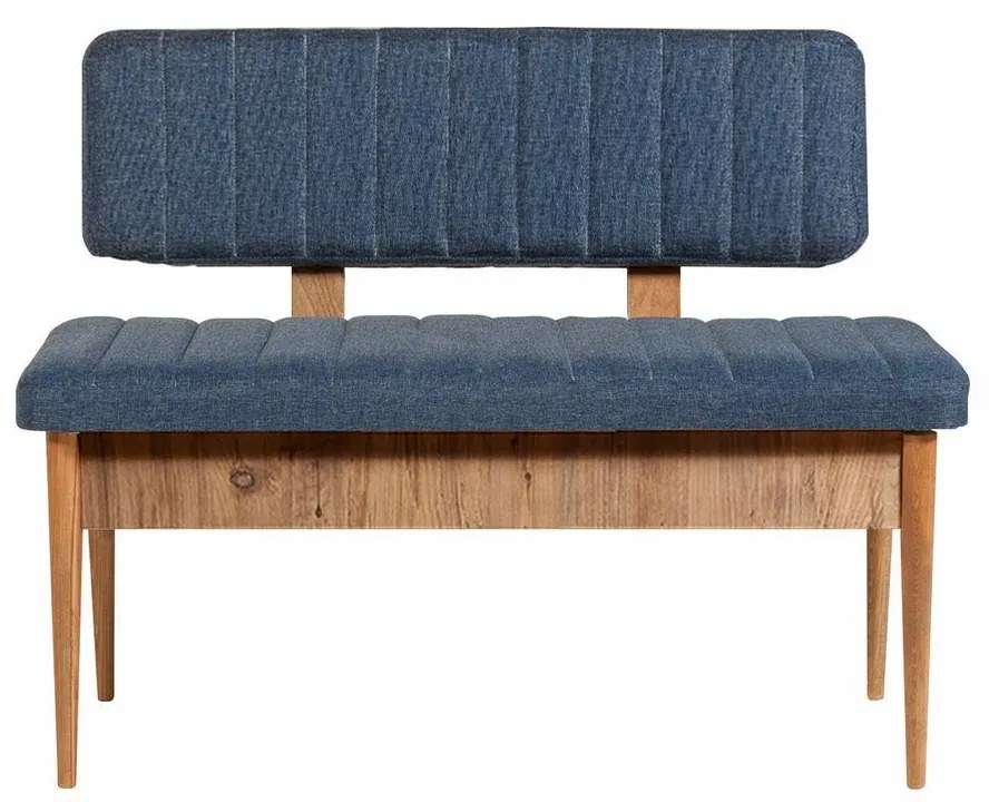 Lavica Vina Dark Blue and Atlanitc Pine