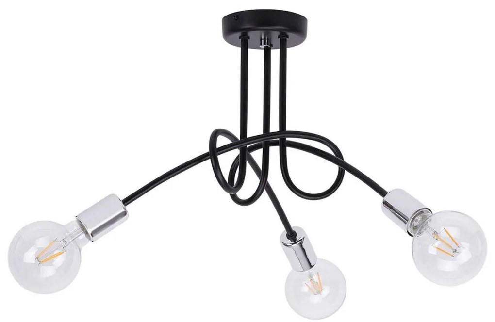 Stropné svietidlo Edison 3, výber z 3 farieb, ch