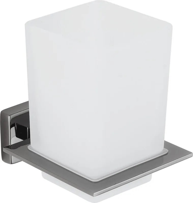 Mexen Arno, pohár na zubné kefky, čierny chróm, 7020738-73