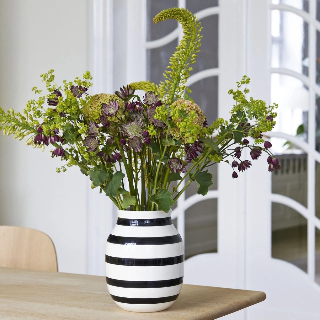 KÄHLER Váza Omaggio Black 21 cm