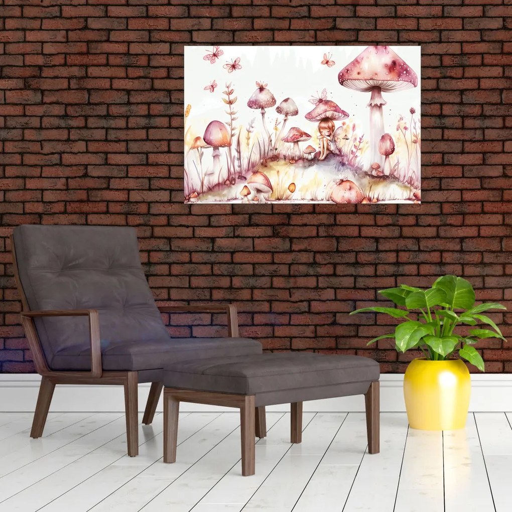 Obraz - Ružová víla (90x60 cm)