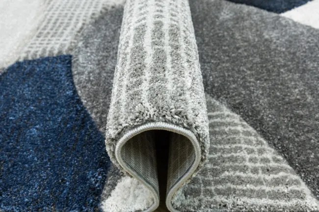 Koberec Kandy N390A sivý / modrý