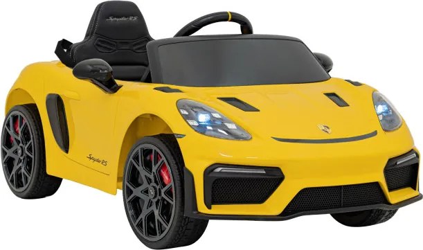 Elektrické autíčko Porsche Spyder RS 718 MP4 žlté
