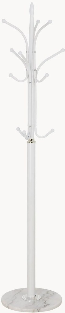 Kovový vešiak na kabáty's mramorovým podstavcom Suave