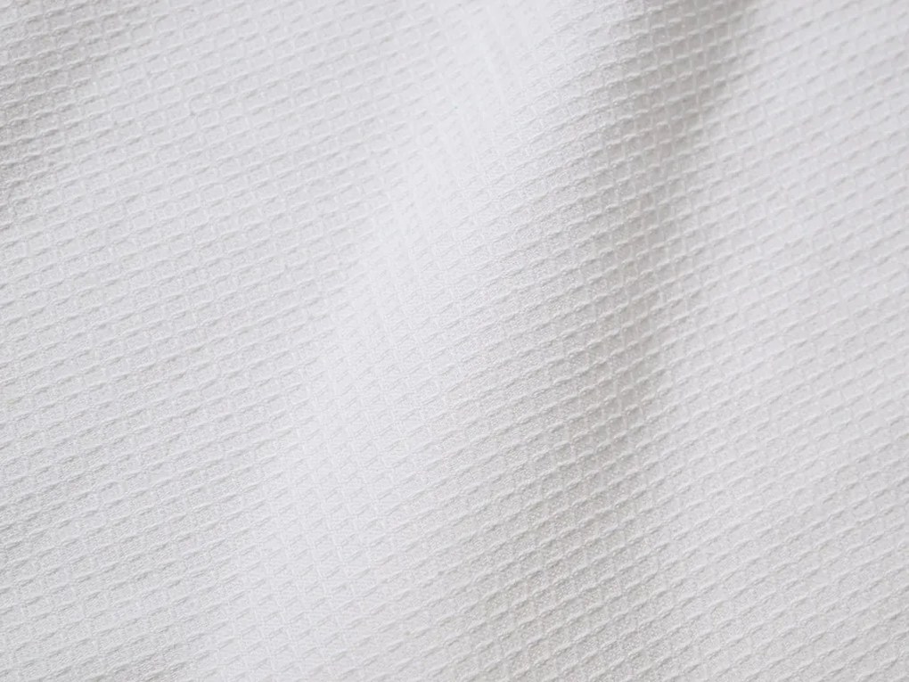 Vafľový župan s kapucňou SPAFFLE, biely Veľkosť: L/XL