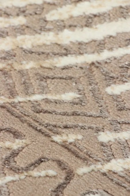 Koberec HOME W6124 CREAM / BROWN