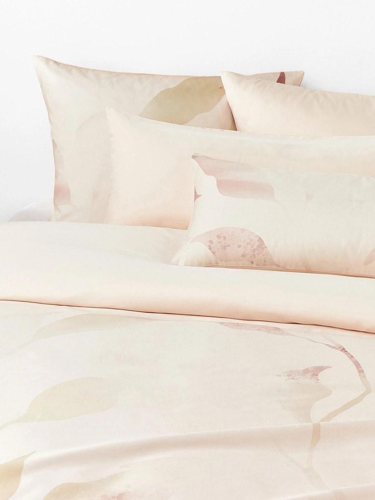 Obliečka na paplón z bavlneného saténu's kvetinovou potlačou Marino