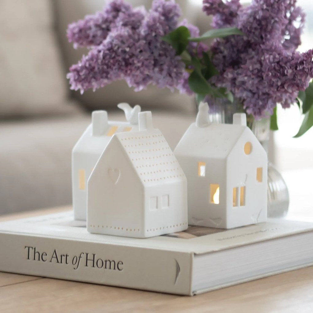 räder Porcelánový lampáš House with Heart