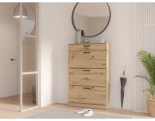 Omara za čevlje KAVI, hrast Artisan