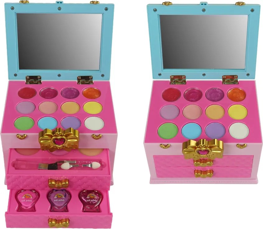 LEAN Toys Makeup Beauty Set Toaletná kazeta Ružový luk