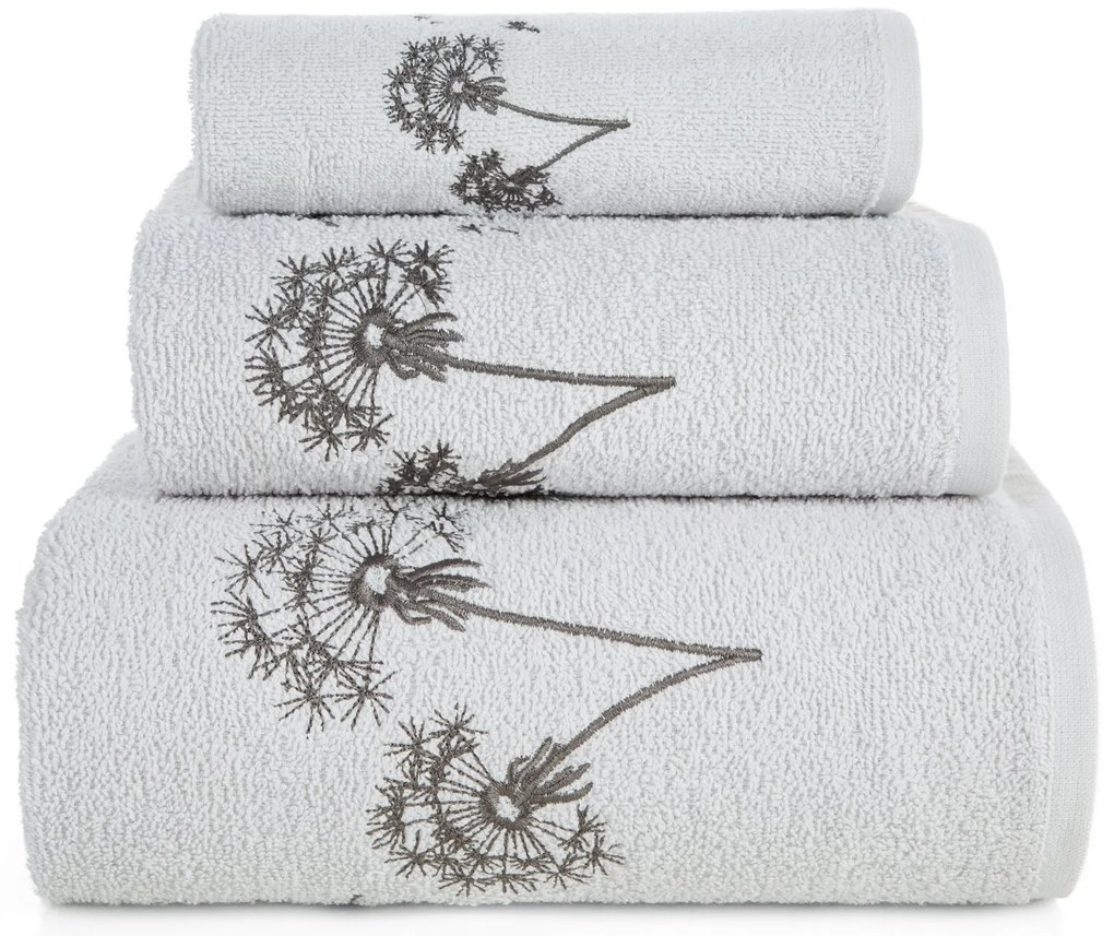 FROTÉ UTERÁK MOLI3 SADA 1KS 30X50 CM, 1KS 50X90 CM, 1KS 70X140 CM STRIEBORNÁ