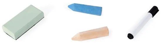 Janod - Magnetická tabuľa na stôl zelená/hnedá