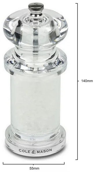 Cole&Mason - Mlynček na soľ PRECISION MILLS 14 cm