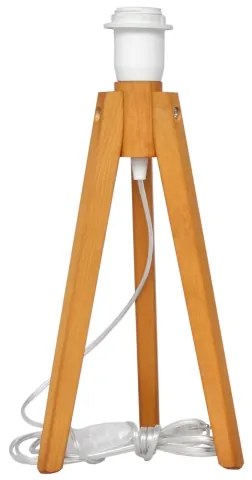 Stolná lampa ALBA 1xE27/15W/230V biela/dub