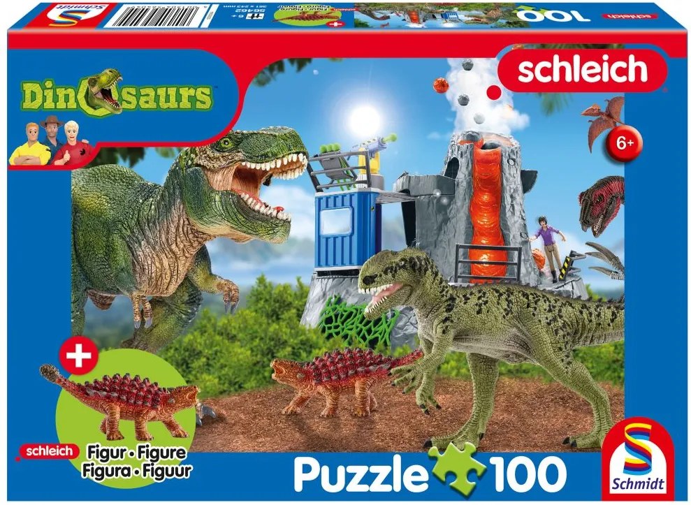 Schmidt Puzzle SCHLEICH Dinosaury 100dielne
