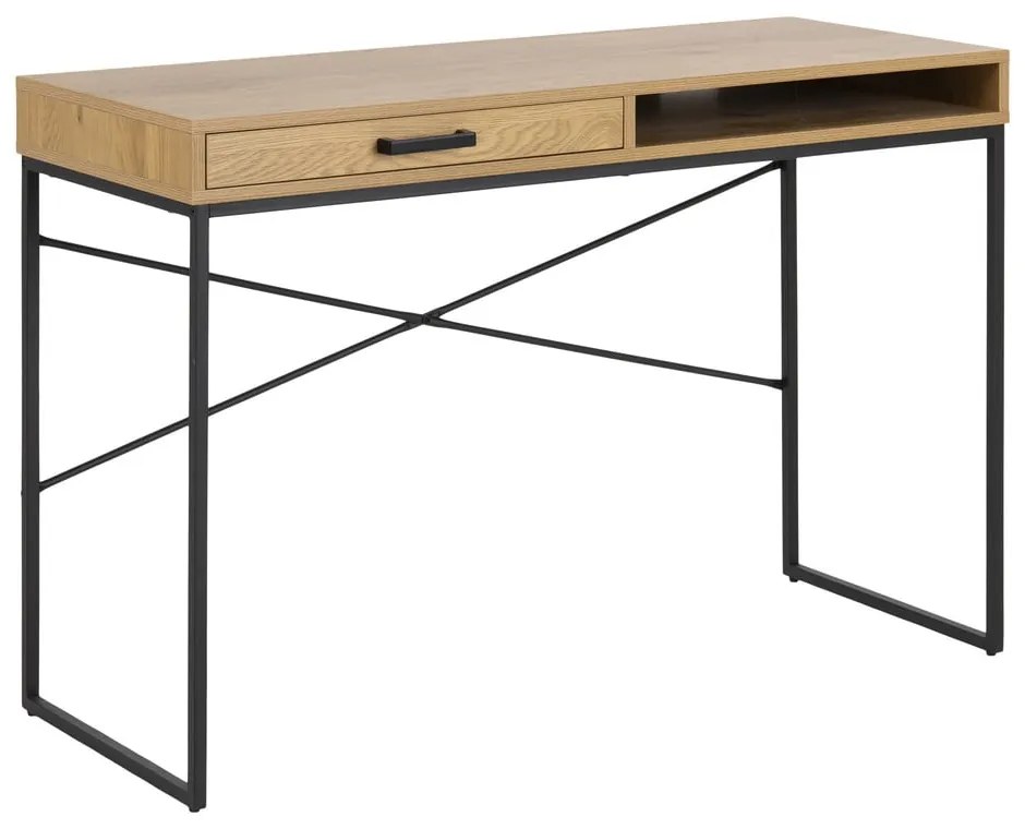 Pracovný stôl v dekore divokého duba Actona, 110 x 45 cm