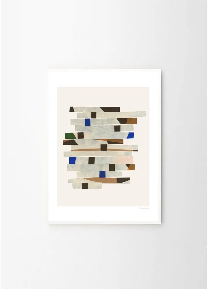 Plagát 50x70 cm Cut up Stripes – Berit Mogensen Lopez – The Poster Club