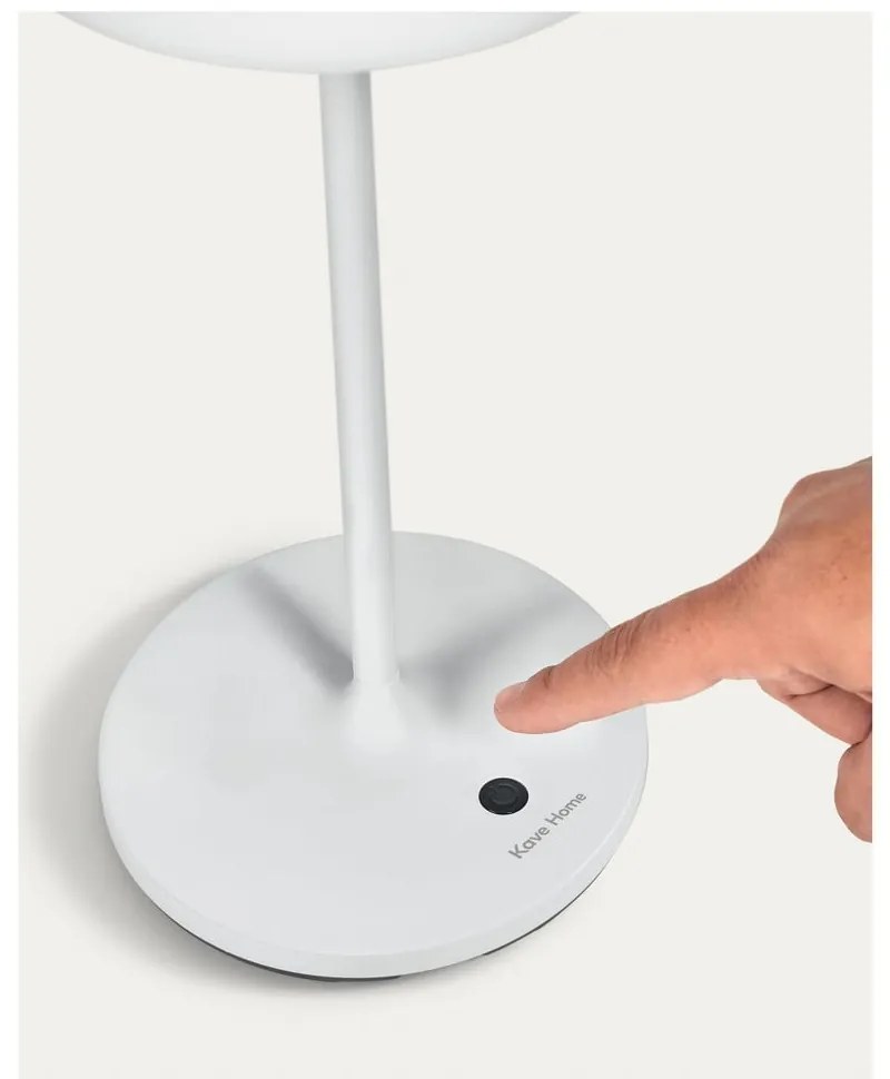 LED prenosné vonkajšie svietidlo na diaľkové ovládanie/stmievateľné na USB ø 16 cm Dinesh – Kave Home