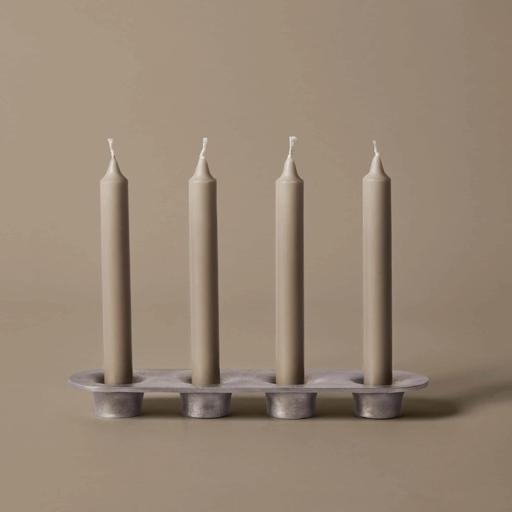 Ferm Living Adventný svietnik Soothe Aluminium