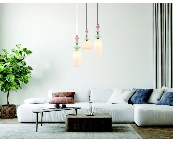 Zambelis 22079 - Luster na lanku 1xE27/40W/230V