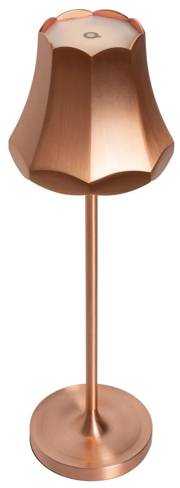 Sada 2 retro stolových lámp medených nabíjateľných IP44 - Granny