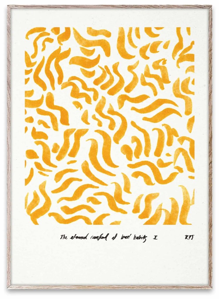 Plagát Comfort Yellow 50 × 70 cm 50 × 70 cm