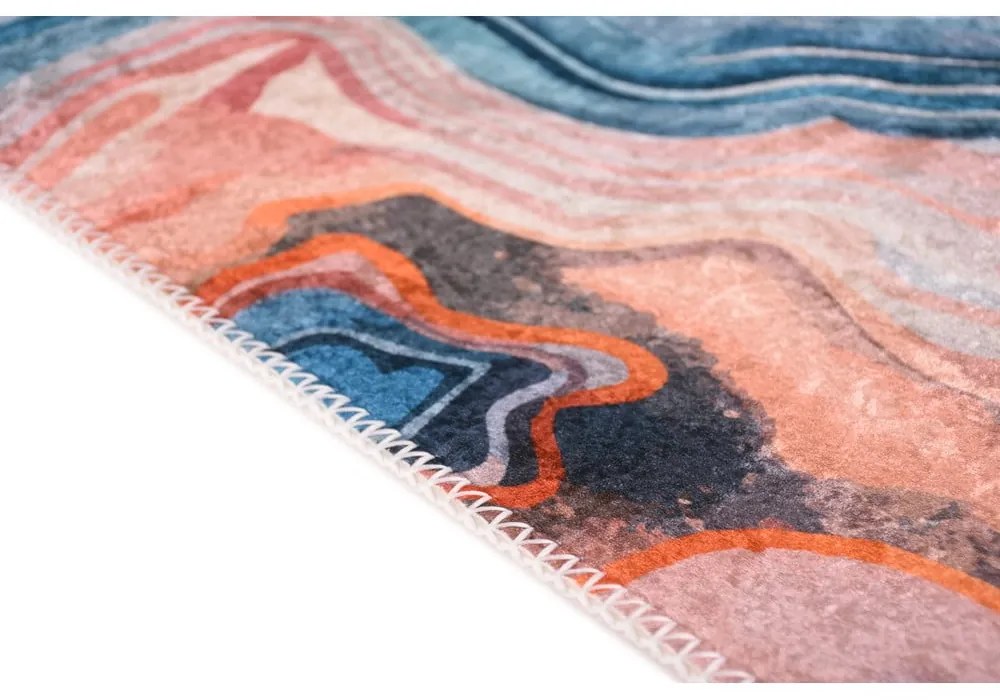 Modrý/ružový prateľný koberec 60x100 cm Colors of Joy – Vitaus