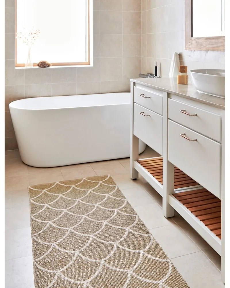 Béžový vnútorný a vonkajší behúň 70x225 cm Kotte Sand – Pappelina