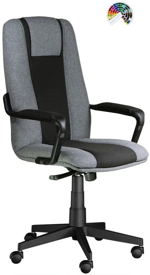 ALBA Kancelárske kreslo MERLI ŠÉF čalúnenie KOŽENKA Arizona