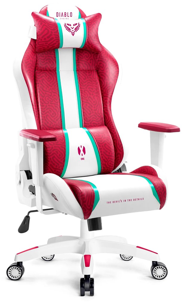 Herné kreslo Diablo X-One 2.0 Normal Size, Candy Rose/ ružová