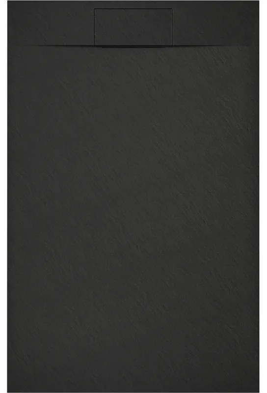 Mexen Otto, SMC obdĺžniková sprchová vanička 140 x 90 cm, čierna, 4N709014