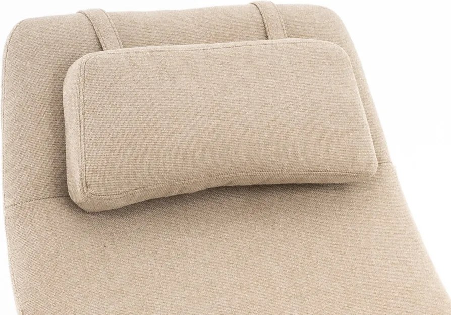 Hojdacie kreslo Galileo, béžová tkanina