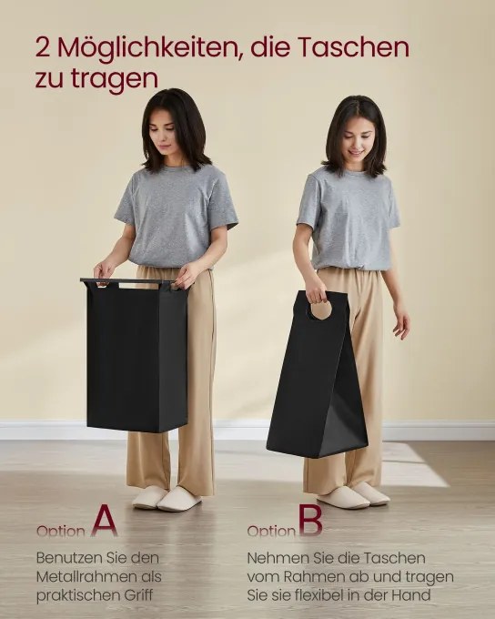 Kôš na bielizeň so 4 priehradkami BLH401B01