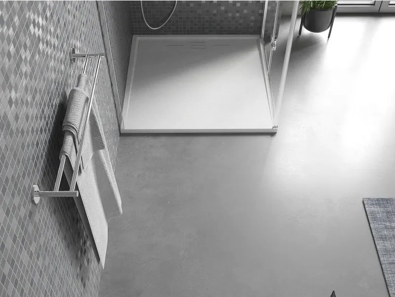 Mexen Amon štvorcový sprchový kút SMC 90 x 90 cm, biely - 4F109090