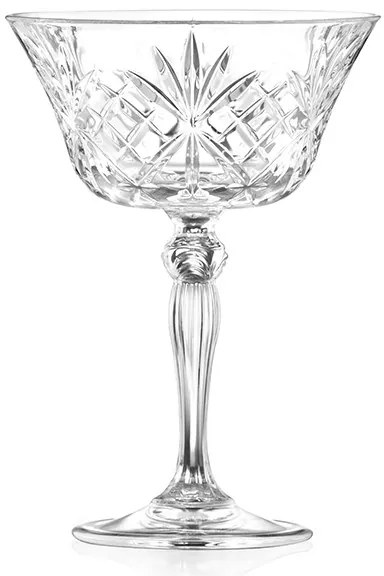 RCR MELODIA POHÁR NA ŠAMPANSKÉ 260ML SADA 6KS