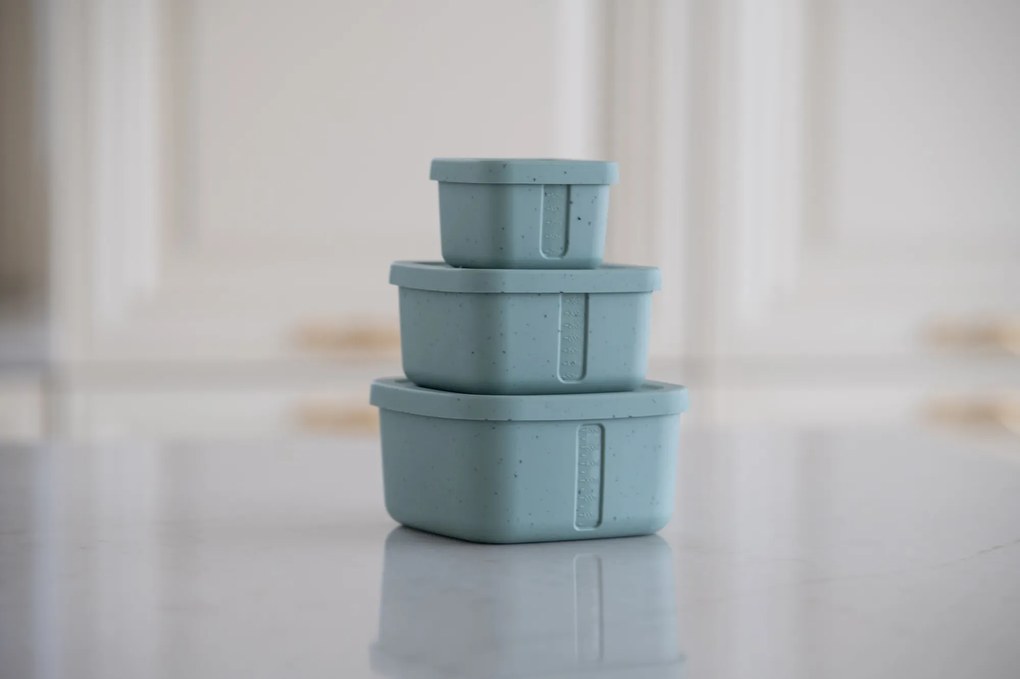 Sada boxov na desiatu 3 ks Platinum Silicone Sage