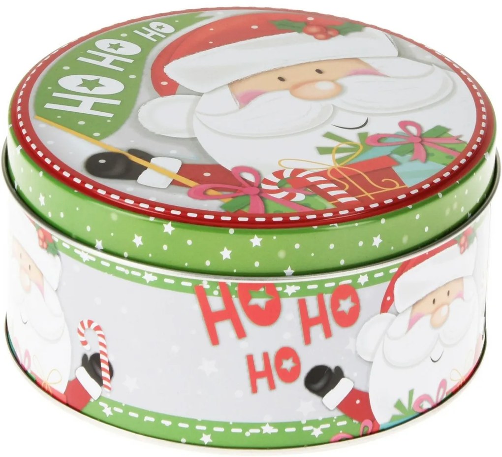 Súprava 3 vianočných plechových dóz Santa's Friends
