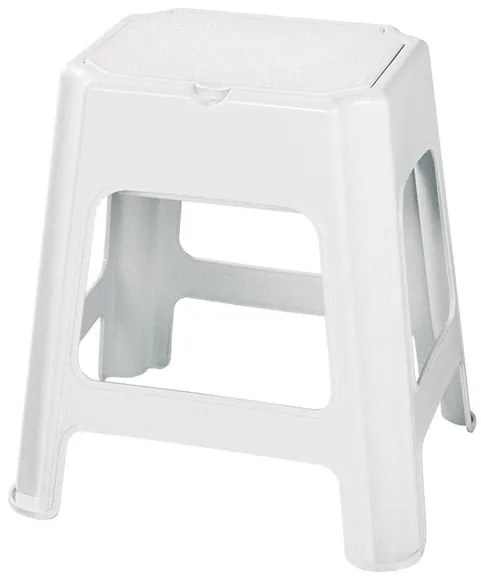 BISK Erga príslušenstvo, kúpeľňová stolička s úložným priestorom 420x365x425 mm, biela, ERG-90902
