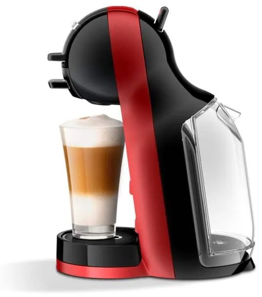 Kapsulový kávovar Krups Nescafé Dolce Gusto Mini Me KP120H Piano Black - Cherry Red