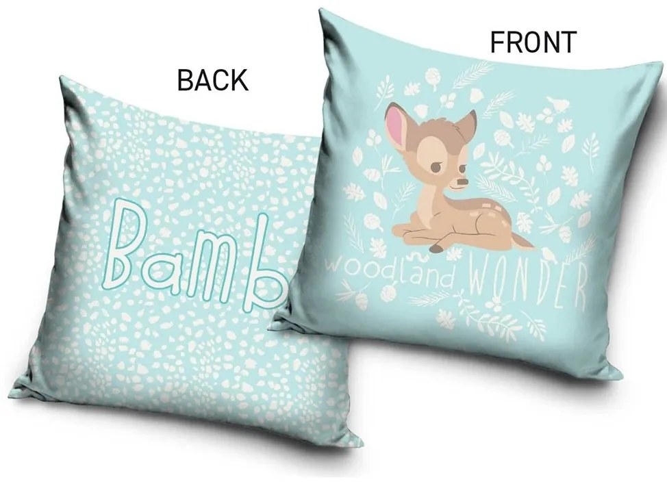 Detský vankúšik Bambi Rozprávka z Lesa 40x40 cm
