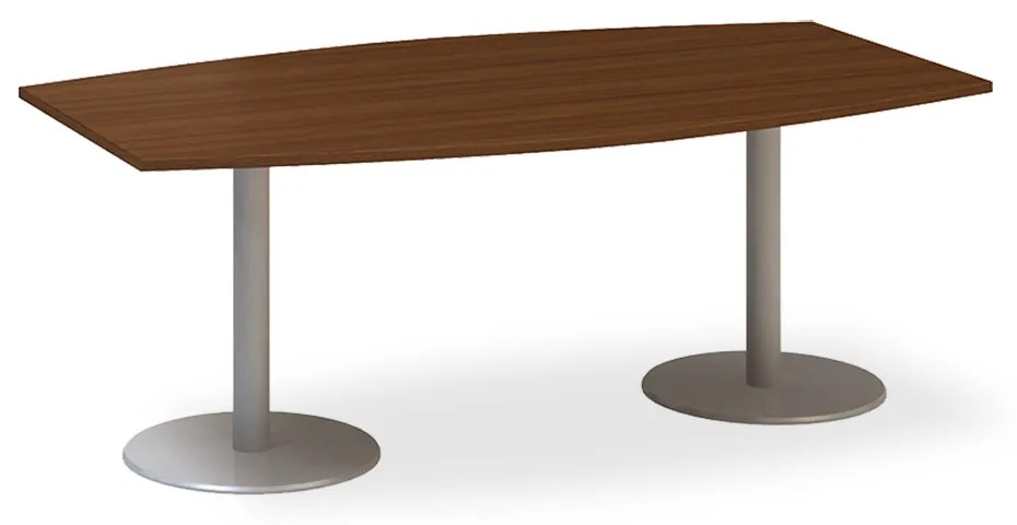 Konferenčný stôl ProOffice 80/110 x 200 x 74,2 cm, orech