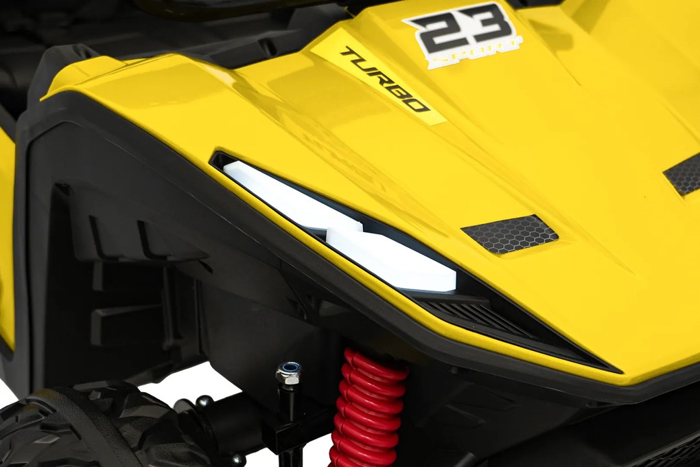 Ramiz Elektrická bugina TURBO 23 pre deti žltá