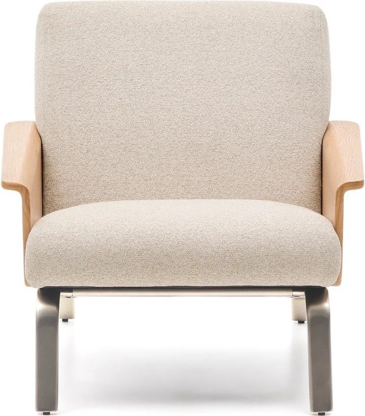 Béžové ženilkové kreslo Amsen – Kave Home